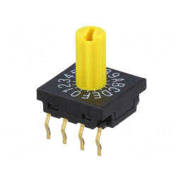 Întrerupător Codificare HEX/BCD 16 Poz THT 1000MΩ | Electronic-mag.ro | Componente Electronice