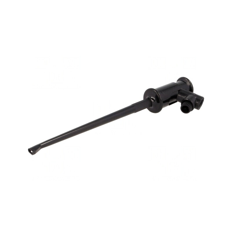 Clips de Măsurare cu Cârlig Negru 4mm 60VDC | Electronic-mag.ro | Componente Electronice