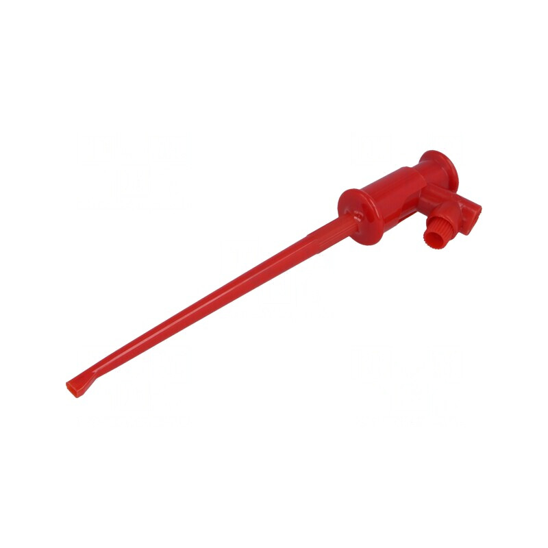 Clips de măsurare cu cârlig roșu 3A 60VDC 4mm | Electronic-mag.ro | Componente Electronice