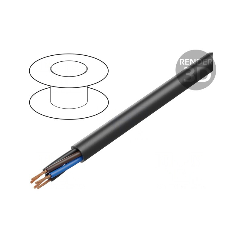 Cablu ÖLFLEX® ROBUST 210 5x0,5mm2 neecranat 300/500V Cu | Electronic-mag.ro | Componente Electronice