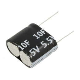 Supercondensator THT 10F 5.5V 32x27x16mm | Electronic-mag.ro | Componente Electronice