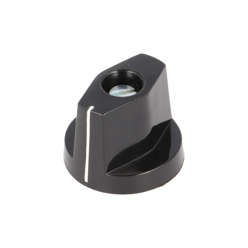 Buton rotativ cu flanșă și indicator plastic, negru, Ø 6mm | Electronic-mag.ro | Componente Electronice Buton rotativ cu flanșă și indicator plastic, negru, Ø 6mm | Electronic-mag.ro | Componente Electronice