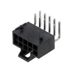 NANO-FIT Conector HDR RA Negru 10 Circuite 15A | Electronic-mag.ro | Componente Electronice