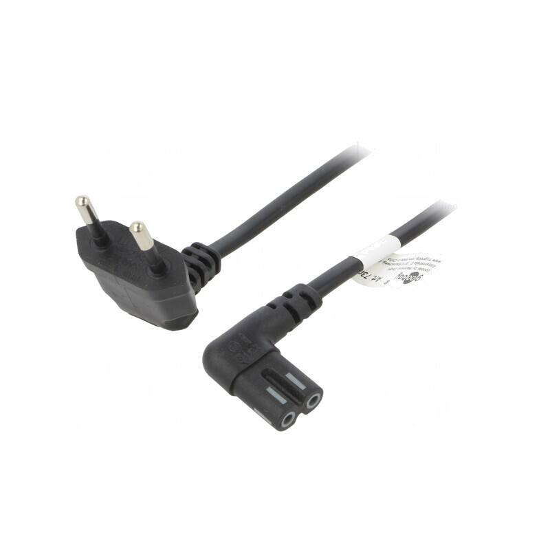 Cablu Alimentare 1m IEC C7 - CEE 7/16 Unghiular | Electronic-mag.ro | Componente Electronice Cablu Alimentare 1m IEC C7 - CEE 7/16 Unghiular | Electronic-mag.ro | Componente Electronice