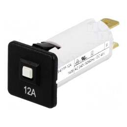 Întrerupător Supracurent 12A 240VAC 48VDC SPST Poli: 1 | Electronic-mag.ro | Componente Electronice