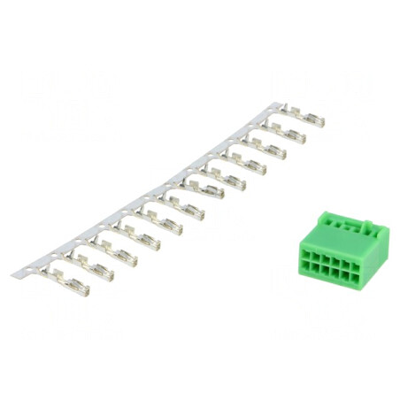 Kit Mufă Quadlock 12 PIN VW 2011 Verde | Electronic-mag.ro | Componente Electronice