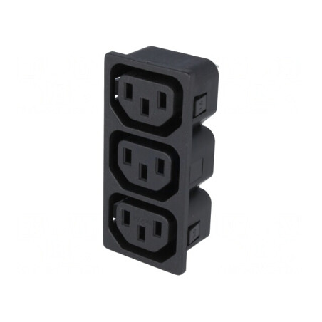 Conector alimentare AC soclu mamă 10A 250V | Electronic-mag.ro | Componente Electronice