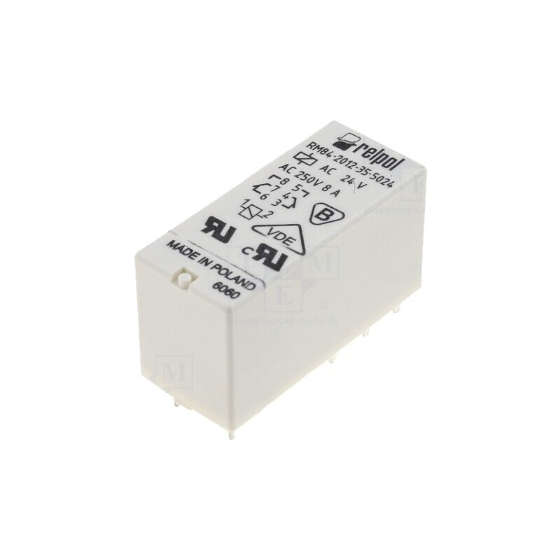 Releu Electromagnetic DPDT 24VAC 8A PCB | Electronic-mag.ro | Componente Electronice Releu Electromagnetic DPDT 24VAC 8A PCB | Electronic-mag.ro | Componente Electronice