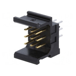 Conector PCB-PCB tată 9 pini THT drept 10,16mm