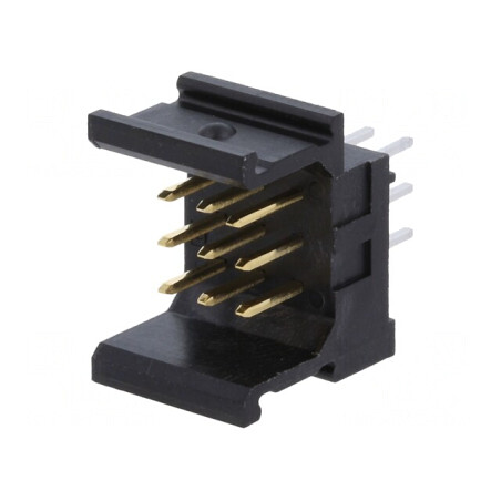 Conector PCB-PCB tată 9 pini THT drept 10,16mm | Electronic-mag.ro | Componente Electronice