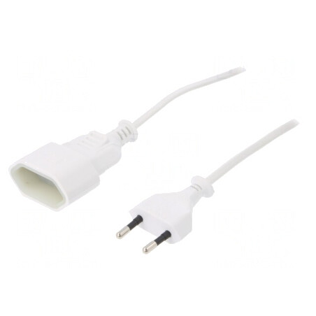 Prelungitor Alb 1,5m 2,5A 1 Priză PVC | Electronic-mag.ro | Componente Electronice