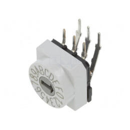Întrerupător codificare HEX/BCD 16 Poz THT | Electronic-mag.ro | Componente Electronice