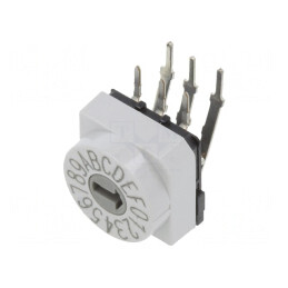 Întrerupător codificare HEX/BCD 16 poziții THT 80mΩ | Electronic-mag.ro | Componente Electronice
