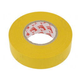 Bandă Electroizolantă Galbenă 19mm x 25m | Electronic-mag.ro | Componente Electronice