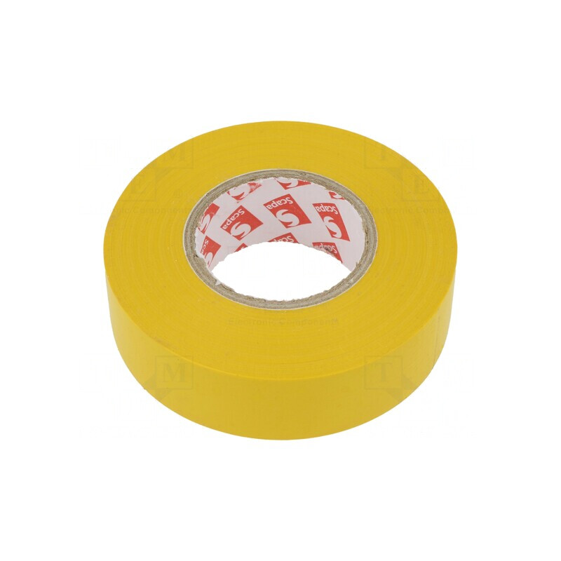 Bandă Electroizolantă Galbenă 19mm x 25m | Electronic-mag.ro | Componente Electronice
