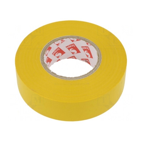 Bandă Electroizolantă Galbenă 19mm x 25m | Electronic-mag.ro | Componente Electronice