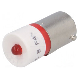 Lampă LED roșie 28V BA9S | Electronic-mag.ro | Componente Electronice