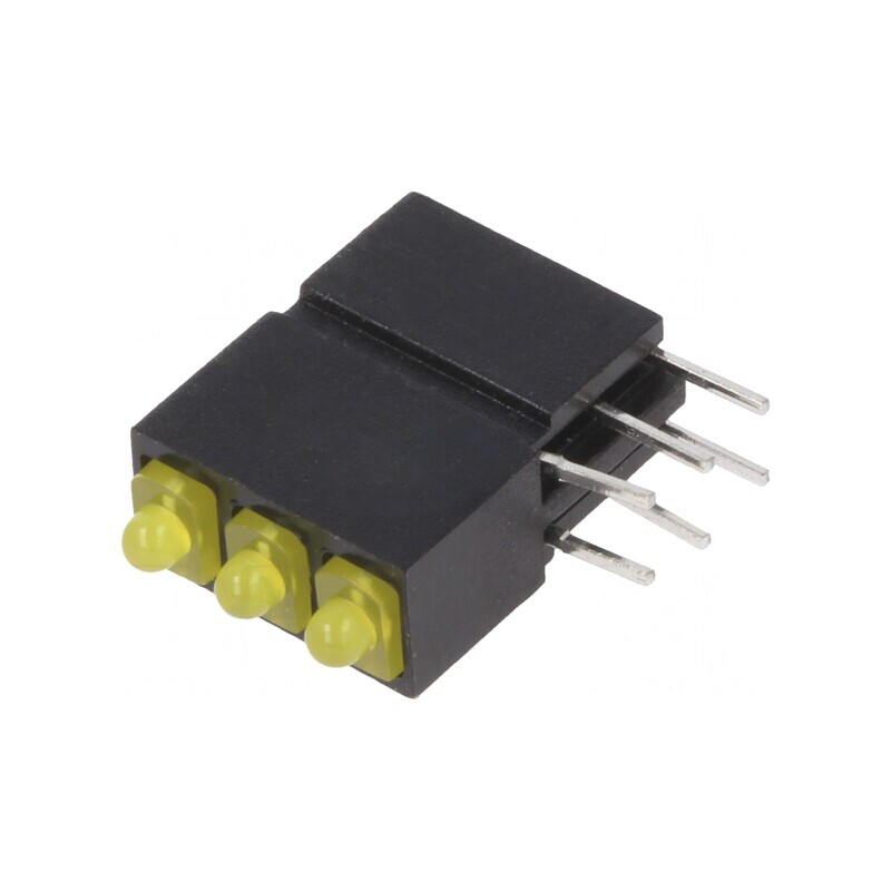 LED Galben 1.8mm 3 Diode 20mA 70° 5-17mcd | Electronic-mag.ro | Componente Electronice LED Galben 1.8mm 3 Diode 20mA 70° 5-17mcd | Electronic-mag.ro | Componente Electronice