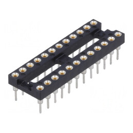 Soclu DIP24 THT 7,62mm 2,54mm | Electronic-mag.ro | Componente Electronice