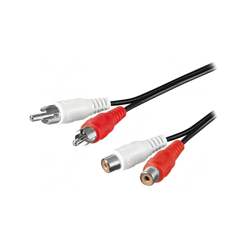 Cablu RCA 2x Soclu 2x Mufă 10m Nichelat | Electronic-mag.ro | Componente Electronice Cablu RCA 2x Soclu 2x Mufă 10m Nichelat | Electronic-mag.ro | Componente Electronice
