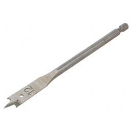 Burghiu Lopată Lemn 12mm 152mm | Electronic-mag.ro | Componente Electronice