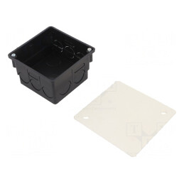 Carcasă Doză Electrică IP20 85x85x45mm În Perete | Electronic-mag.ro | Componente Electronice