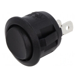 Comutator Basculant Negru 3 Pini ON-OFF-ON 10A/250VAC | Electronic-mag.ro | Componente Electronice