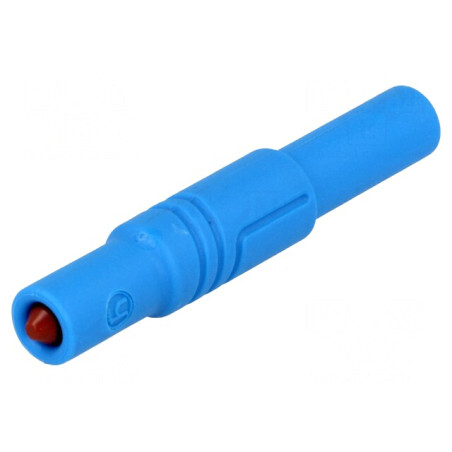 Mufă banană 4mm albastră cu izolație 24A 1kVDC | Electronic-mag.ro | Componente Electronice