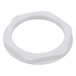 Piuliță poliamidă M63 gri deschis 75mm | Electronic-mag.ro | Componente Electronice