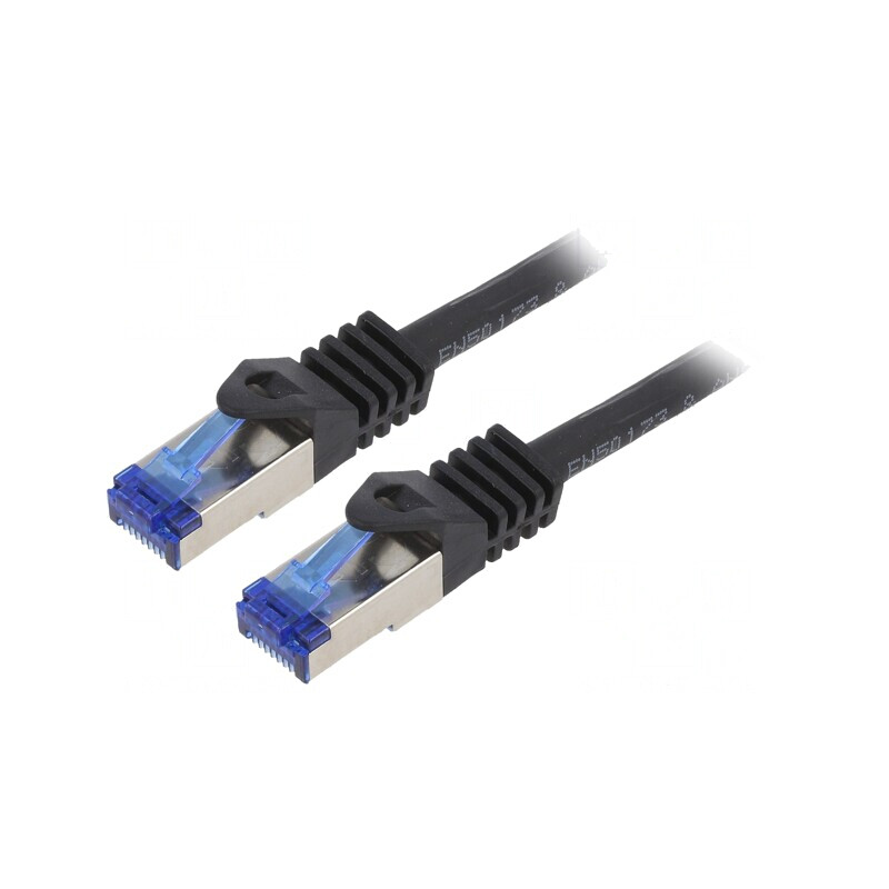 Patch Cord S/FTP Cat 6a Cu LSZH Negru 1m | Electronic-mag.ro | Componente Electronice Patch Cord S/FTP Cat 6a Cu LSZH Negru 1m | Electronic-mag.ro | Componente Electronice