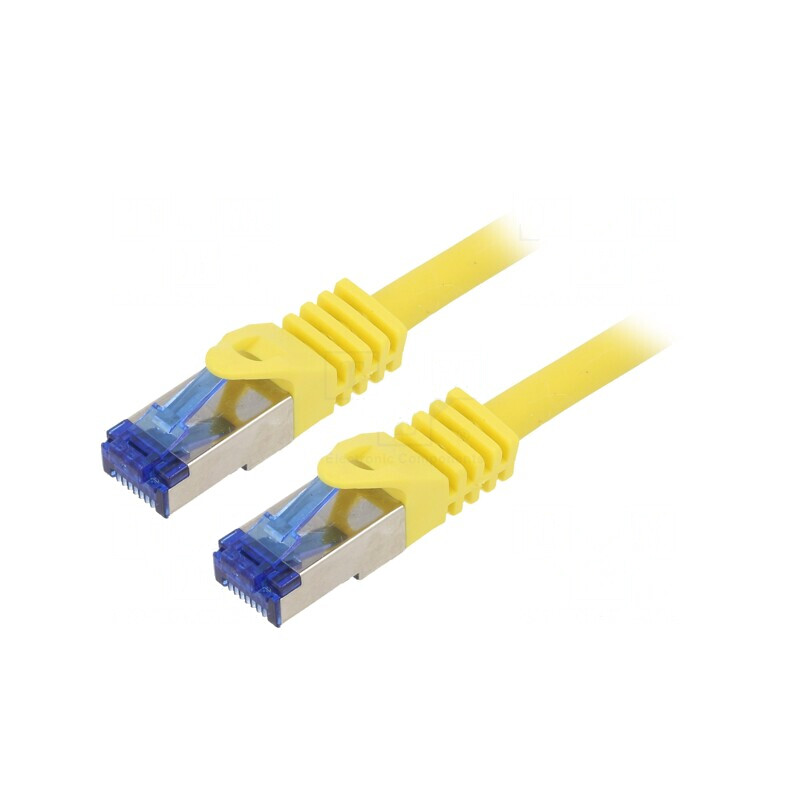 Patch cord galben S/FTP Cat6a 1m LSZH | Electronic-mag.ro | Componente Electronice Patch cord galben S/FTP Cat6a 1m LSZH | Electronic-mag.ro | Componente Electronice