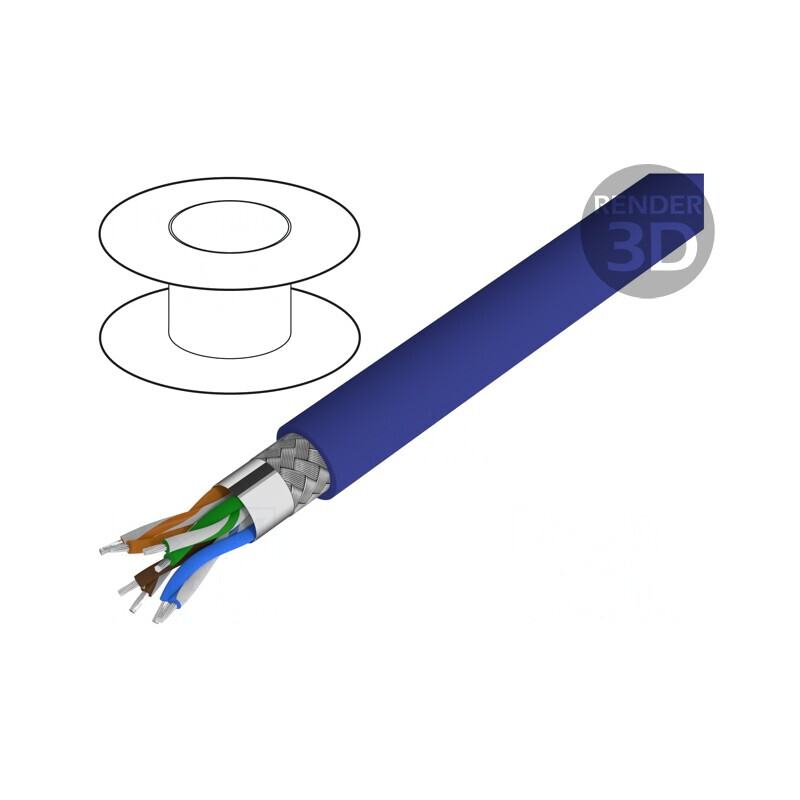 Cablu de rețea ETHERLINE Cat.5e SF/UTP 4x2x26AWG LSZH | Electronic-mag.ro | Componente Electronice Cablu de rețea ETHERLINE Cat.5e SF/UTP 4x2x26AWG LSZH | Electronic-mag.ro | Componente Electronice