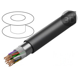 Cablu XzTKMXpw 10x4x0,5mm Cu PE Negru 10,8mm | Electronic-mag.ro | Componente Electronice