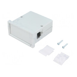 Carcasă ABS Gri 72x72x36mm cu Răsucire | Electronic-mag.ro | Componente Electronice