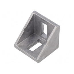 Colțar pentru Profile, 8mm x 38mm x 76mm | Electronic-mag.ro | Componente Electronice