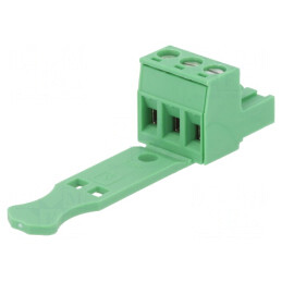 Regletă de conexiuni deconectabilă 5,08mm 3 piste dreaptă mufă | Electronic-mag.ro | Componente Electronice