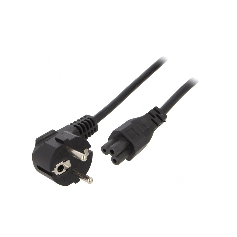 Cablu Alimentare 3x0,75mm2 Ştecăr Unghi - IEC C5 | Electronic-mag.ro | Componente Electronice Cablu Alimentare 3x0,75mm2 Ştecăr Unghi - IEC C5 | Electronic-mag.ro | Componente Electronice