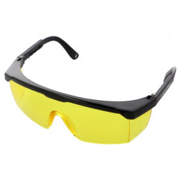 Ochelari de protecție UV cu lentilă galbenă | Electronic-mag.ro | Componente Electronice