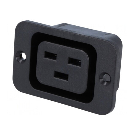 Conector alimentare AC 16A 250V IEC 60320 soclu mamă | Electronic-mag.ro | Componente Electronice