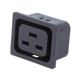 Conector Alimentare AC Soclu Mamă 16A 250V | Electronic-mag.ro | Componente Electronice