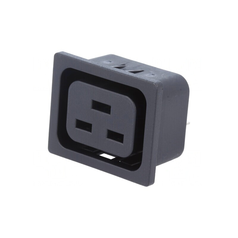 Conector Alimentare AC Soclu Mamă 16A 250V | Electronic-mag.ro | Componente Electronice