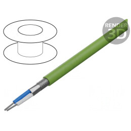 Cablu RS485 2x2x0,22mm2 Cu LSZH Transmisie Date | Electronic-mag.ro | Componente Electronice