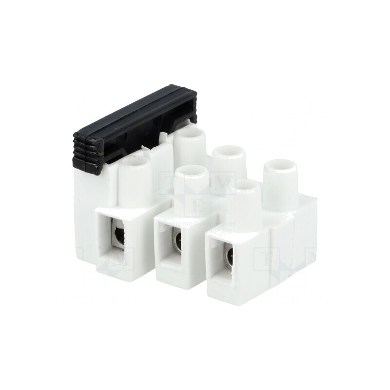 Regletă de Conexiuni cu Şurub 2,5mm2 450V 3 Piste | Electronic-mag.ro | Componente Electronice