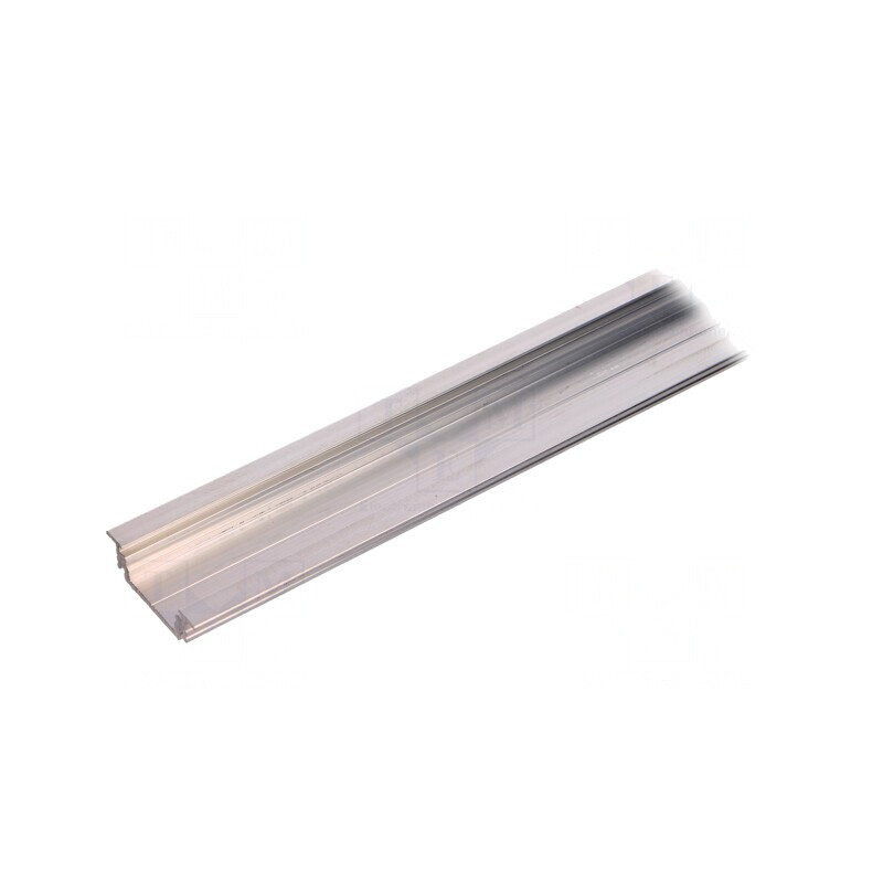 Profi Profil Aluminiu Încăsat pentru Module LED 1m Natural | Electronic-mag.ro | Componente Electronice