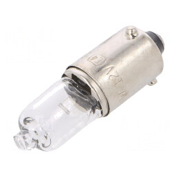 Lampă auto BAX9S transparentă 12V 6W VISIONPRO | Electronic-mag.ro | Componente Electronice
