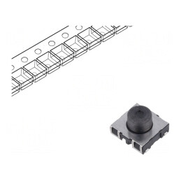 Microîntrerupător TACT SPST-NO 0.05A 42VDC SMT | Electronic-mag.ro | Componente Electronice