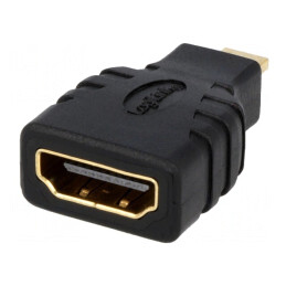 Adaptor HDMI la Micro HDMI Negru | Electronic-mag.ro | Componente Electronice
