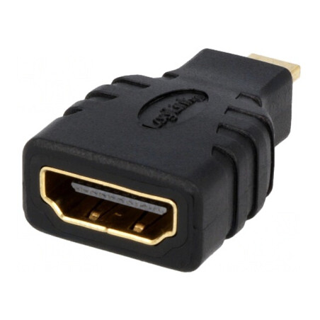 Adaptor HDMI la Micro HDMI Negru | Electronic-mag.ro | Componente Electronice