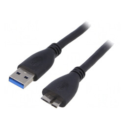 Cablu USB 3.0 A-Micro B 0,5m | Electronic-mag.ro | Componente Electronice