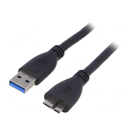 Cablu USB 3.0 A-Micro B 0,5m | Electronic-mag.ro | Componente Electronice